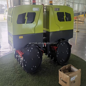 Rodillo Vibratorio <span class=keywords><strong>Articulado</strong></span> BM-10S con Neumáticos Delanteros y Traseros de Acero para la Compactación de <span class=keywords><strong>Asfalto</strong></span> y Suelo - Product Image 1