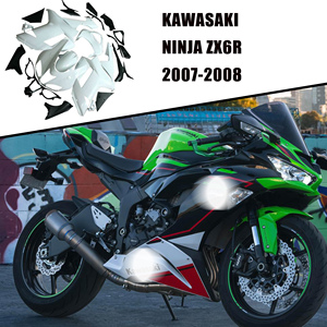 Personnalisation sur mesure - Kit de carénage en ABS non peint pour moto <span class=keywords><strong>Kawasaki</strong></span> Ninja ZX6R <span class=keywords><strong>636</strong></span> Zx6R 2007 <span class=keywords><strong>2008</strong></span> - Product Image 4
