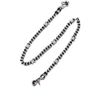 Nueva Cadena de Acero Inoxidable Estilo Bambú, Cadena Cubana Unisex de Moda Hip Hop Punk, Accesorios para Pantalones - Product Image 5