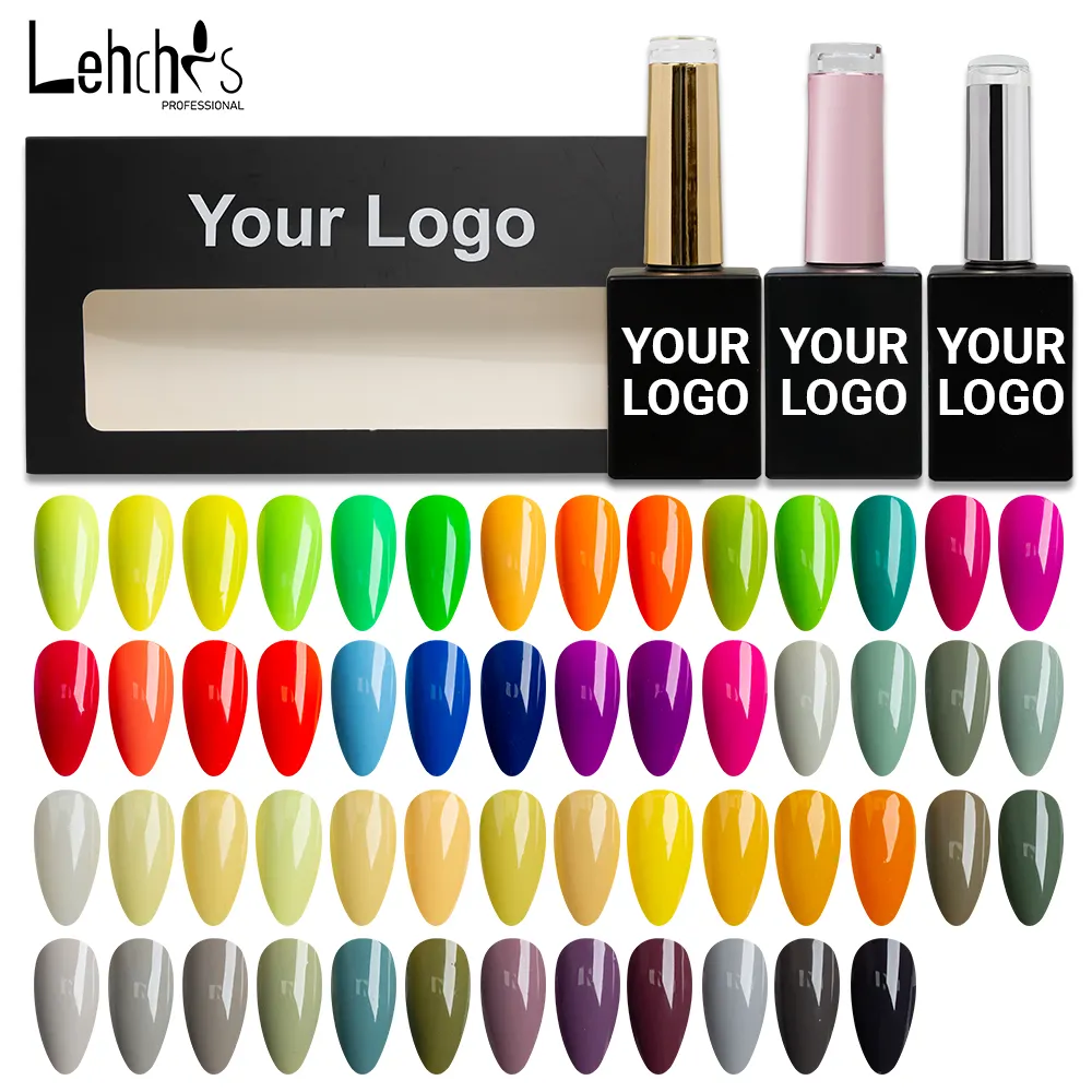 Lehchis Nagel Levert Nieuw Ontwerp Zomer Pastel 246 Kleur Collectie Nagelgellak Set Boxoem Custom Fles Gel Nail Polis