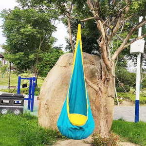 Nouveaux enfants sac en tissu balançoire toute toile de coton intérieur avec sac <span class=keywords><strong>cocon</strong></span> gonflable câlin balançoire chaise <span class=keywords><strong>hamac</strong></span> - Product Image 6