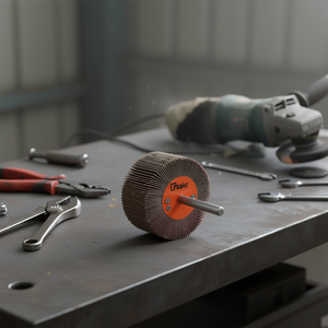 Roue à lamelles abrasive en corindon Ttake 20x10 mm, tige de 3 mm, grain 180 - Product Image 3