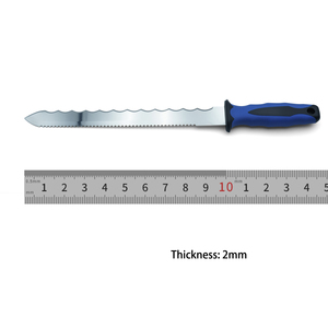 Couteau-scie de survie en plein air, grande taille, en acier inoxydable, <span class=keywords><strong>isolation</strong></span> thermique en laine de roche, 280 mm - Product Image 2