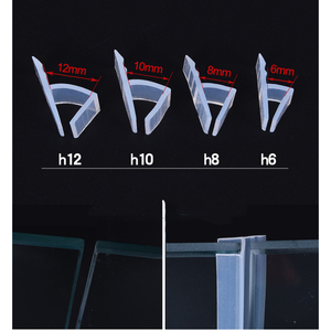 Tira de sellado de pantalla de <span class=keywords><strong>ducha</strong></span> de baño de plástico de <span class=keywords><strong>goma</strong></span> personalizada - Product Image 4