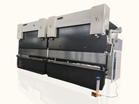 Presse plieuse CNC automatique tandem WC67Y-100Tx2 |   Machine de pliage hydraulique à double liaison pour tôles d'acier au carbone 6400 mm