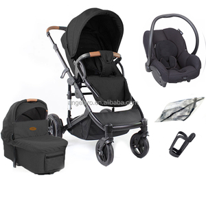 Nouveau design de grandes roues, cadre solide, landau personnalisé 3 en <span class=keywords><strong>1</strong></span>, poussette réversible <span class=keywords><strong>2</strong></span> en <span class=keywords><strong>1</strong></span> pour bébé - Product Image 4