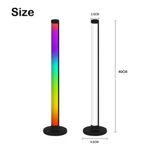 Smart LED Light Bars RGB Table Lights Ambiance Lighting With 3 Control Modes For Room PC TV Backlight - 2PCS