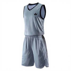 Uniforme de Baloncesto Duradero para Hombre con Pantalones Cortos Cómodos, Ropa Deportiva Ligera y Transpirable, Ideal para Prácticas de Equipo - Product Image 1