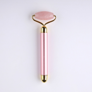 2019 plus récent de quartz rose naturel pierres précieuses électrique corps de bâton de <span class=keywords><strong>massage</strong></span> de beauté du <span class=keywords><strong>visage</strong></span> outils rose <span class=keywords><strong>jade</strong></span> rouleau de muscle pour le <span class=keywords><strong>visage</strong></span> - Product Image 4