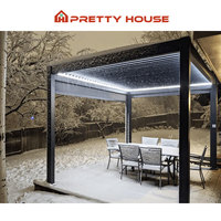 Pergola Bioclimatique Motorisée en Aluminium sur Mesure - Étanche, ÉCOLOGIQUE, Garantie 15 Ans pour Balcon & Jardin