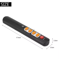 Control Remoto Universal Infrarrojo Impermeable con Función de Aprendizaje, Botones Grandes, Apto para Televisores, OEM ODM con su Logotipo
