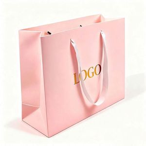 Bolsa de Compras de Papel Kraft Ecológica Personalizada para Regalos de Boda, con Logotipo Laminado Impreso y Asas de Cuerda de Algodón, Directo de Fábrica - Product Image 2
