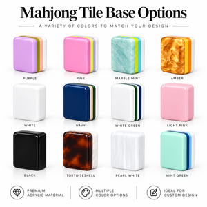1 Pièce – Ensemble de Mahjong Américain de Luxe Personnalisé 160/166 Tuiles en Acrylique Gaufré pour Soirées Jeux - Product Image 4