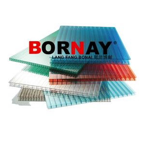 Nouveaux panneaux solaires PC BORNAY à double paroi, toit en plastique transparent, plaque PC alvéolaire <span class=keywords><strong>pour</strong></span> arrêt de bus, plaque en <span class=keywords><strong>polycarbonate</strong></span> à double paroi - Product Image 3