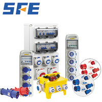 Boîtier de distribution électrique industriel SFE personnalisable, étanche IP54, 16A 32A, prise 3 broches, certifié CE
