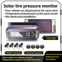 Système de surveillance de la pression des pneus T14 TPMS universel numérique Alarme de sécurité automobile Capteur de jauge externe et interne de voiture