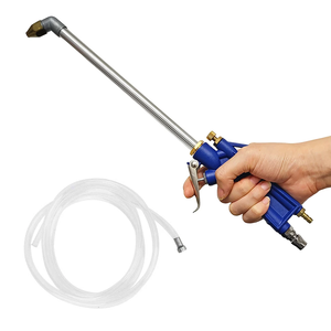 Pistolet de nettoyage à eau réglable double usage, souffleur de poussière pour compresseur d'air et pistolet pulvérisateur d'eau, outils pneumatiques - Product Image 5