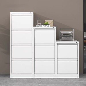 Modern 3-Drawer Lockable Steel Filing Cabinet Large Capacity Quiet Drawer Modern Storage for Office <strong>Library</strong> School Study - Product Image 2