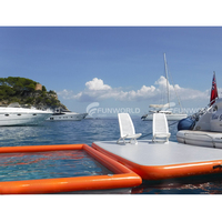 Flotteur gonflable de piscine de mer de Yacht de piscine d'Anti-méduse gonflable de tube portatif de PVC avec le filet