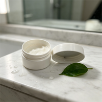 Bocaux en plastique épais de 30 g, contenants d'encre à large ouverture, seaux de rangement à parois droites et opaques