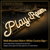 Lettres en acrylique LED lumineuses sur mesure, lettres en relief 3D, enseigne commerciale éclairée, transformateur IP65 pour café, boutique de tabac