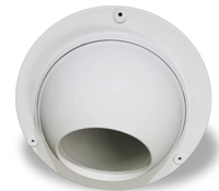 Diffuseur d'air sphérique en aluminium pour système CVC moderne, pour usage extérieur et en atelier, avec installation facile