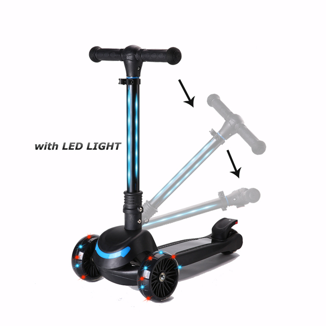 Best Selling Foldable 3 Wheel Self Balancing Push Scooter for Kids Children Kick Scooter