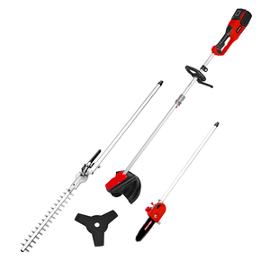 Outils électriques sans balais 18V+18V, tronçonneuse à perche, taille-haies, débroussailleuse, 4 en 1, multi-outils pour pelouse, jardin, verger - Product Image 1
