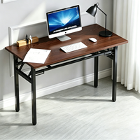 Table de conférence pliante moderne pour bureau, rectangulaire, avec structure métallique, idéale pour la formation et l'étude