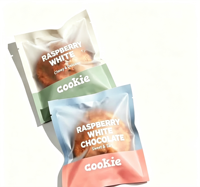 Sacs d'emballage pour biscuits et gâteaux, biodégradables, mini, petits, à scellage thermique, avec impression personnalisée et design laminé, pour un emballage sûr