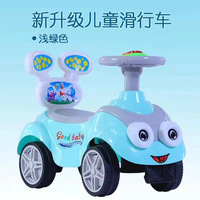Porteur d'équilibre en plastique pour enfants avec roues en PU, fonction de torsion et de glissement, et lumières musicales, pour les 2 à 4 ans