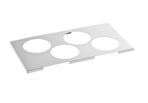 Soporte para Botellas de 6 Orificios Compatible con Bandejas GN 1/3, Fabricación en Acero para Cocina Comercial, Electrodomésticos para Cocina Comercial - Product Image 2
