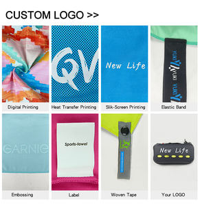 Absorberend Op Maat Gemaakte Logo Gedrukt Snel Droog Zandvrij Op Maat Gemaakte Wafel Geweven Handdoek Groothandel Microvezel Strandhanddoeken Afdruk - Product Image 5