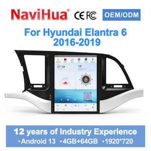 Mise à niveau Navihua pour Hyundai Elantra 6 2016-2019 : autoradio GPS tactile, écran Android, lecteur DVD auto - Product Image 1