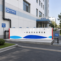 Équipement de traitement des eaux usées MBR intégré en acier inoxydable 304 316L pour les eaux usées industrielles domestiques et les camps miniers