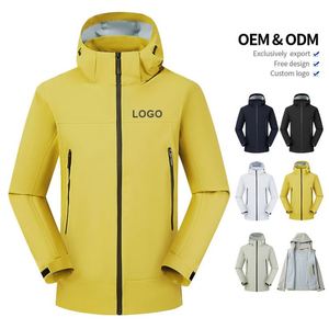 Chaqueta Deportiva Impermeable para Hombre, Chaqueta Ligera de Nailon con Capucha y Cierre de Cremallera para Correr y Montar a Caballo - Product Image 1