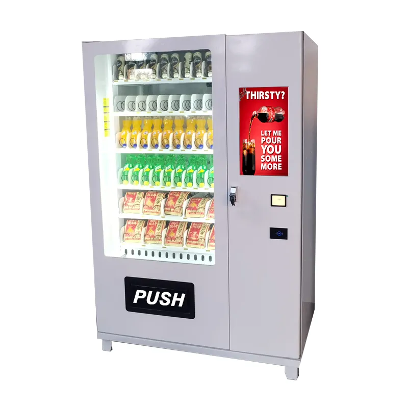 Distributeurs automatiques Combo pour aliments frais et saine, <span class=keywords><strong>Machine</strong></span> à vendre, pour boissons, sandwichs