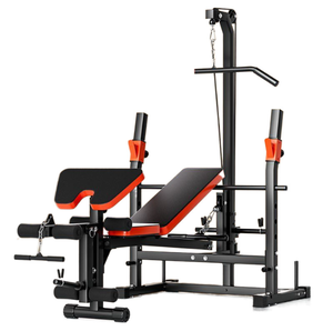 Ensemble d'haltères de remise en forme à domicile pour rameur à haute traction <span class=keywords><strong>banc</strong></span> d'haltérophilie pliable multifonctionnel avec support de rangement en fer poids libres - Product Image 1