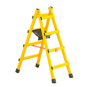 บันไดพับได้ GUNAI <span class=keywords><strong>FN</strong></span>-107A สำหรับใช้ในบ้าน รุ่นทันสมัย พกพาสะดวก น้ำหนักเบา ปรับความสูงได้ บันไดอลูมิเนียมพับได้ รับน้ำหนักได้ 100 กก. - Product Image 2