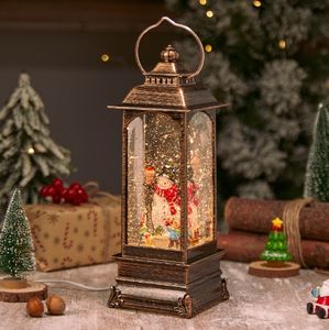 โคมไฟคริสมาสต์วินเทจ, ตู้โทรศัพท์แบบหมุนปรับแต่งได้ - Product Image 3