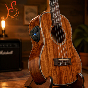 Pastilla de vibración para ukelele activa con DSP integrado, reverb, delay, chorus y preamplificador para práctica en vivo y grabación HSUS-<span class=keywords><strong>2</strong></span> - Product Image 2