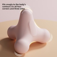 Ballon de massage quadrilatère Choyu Square Model D en TPE 8cm unisexe pour la récupération musculaire de la plante des pieds, le yoga à domicile et le fitness