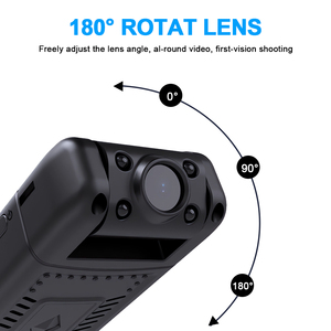 Caméra corporelle <span class=keywords><strong>P2P</strong></span> WiFi avec vision nocturne et enregistrement de longues heures Caméra de <span class=keywords><strong>sport</strong></span> à l'épreuve des sports d'extérieur avec support à vis pour casque de vélo - Product Image 5