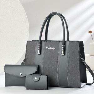 Juego de 3 Bolsos de Piel Sintética al por Mayor, Bolsos de Hombro para Mujer, Bolsos de Mano de Diseñador de Lujo con Cartera - Product Image 6