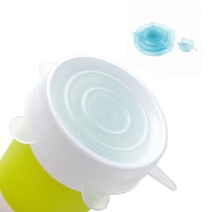 Couvre-aliments multifonctionnels réutilisables sans BPA, couvercles extensibles pour contenants alimentaires, couvercles de stockage en silicone pour aliments - Product Image 6
