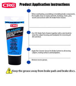 Graisse pour système de freinage Silaramic MKX27 CRC 141g, lubrifiant automobile céramique fortifié résistant aux hautes températures NLGI 2 - Product Image 3