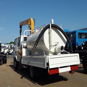 Grúa <span class=keywords><strong>de</strong></span> brazo recto <span class=keywords><strong>de</strong></span> 4x2, 6 ruedas, 5T, grúa montada en camión, <span class=keywords><strong>de</strong></span> madera, para transporte <span class=keywords><strong>de</strong></span> teléfono - Product Image 4