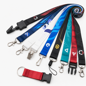 High Quality Durable Lanyards, Custom Detachable Neck Strap Embroidered Personalizado Polyester Nylon Custom Woven Lanyard/ - Product Image 1