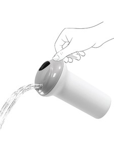 Vaso de Baño de Plástico para Bebés con Boquilla, Diseño Recto, para Bañar e Irrigar, Uso Universal para Recién Nacidos - Product Image 1
