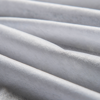 Tissu d'interfaçage non tissé blanc en gros entoilage thermocollant en micropoint non tissé de poids moyen
